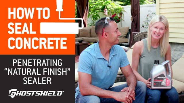 How To Seal Concrete: Natural-Finish Penetrating Sealer