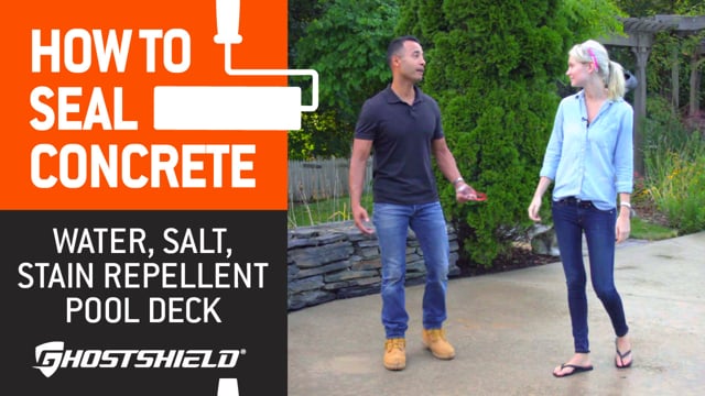 How to Seal Concrete: Water, Salt & Stain Repellent Pool Deck