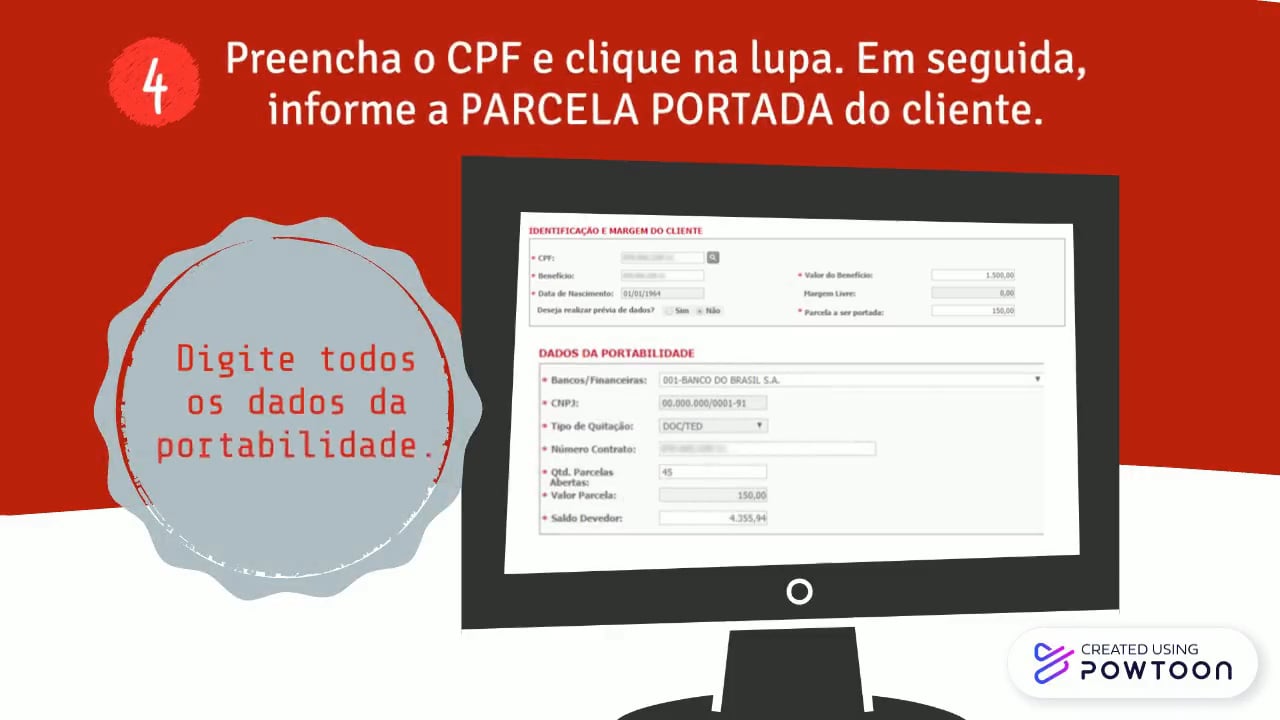 TUTORIAL DE DIGITAÇÃO PORTABILIDADE BRADESCO PRONT on Vimeo
