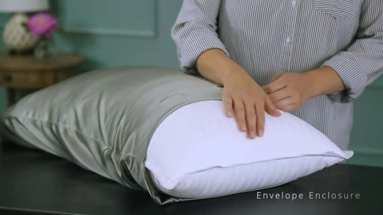 Silk Pillowcase with Envelope Enclosure, No Zipper