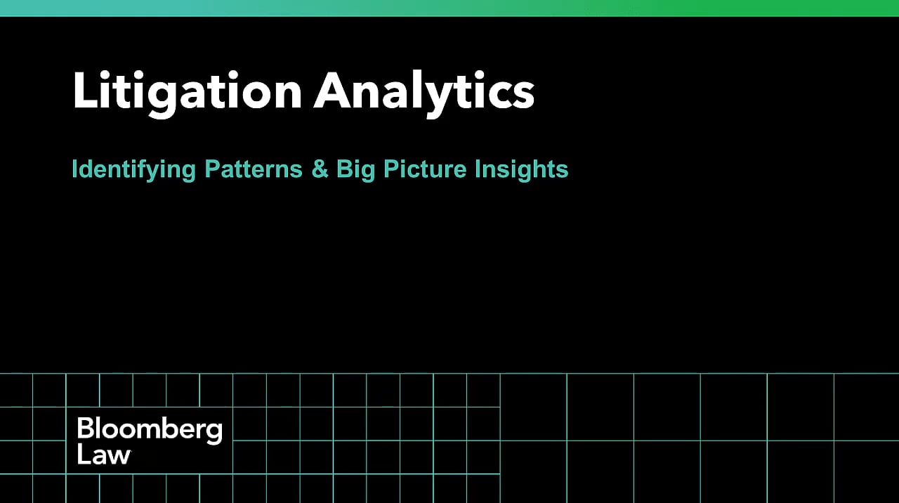 Litigation Analytics