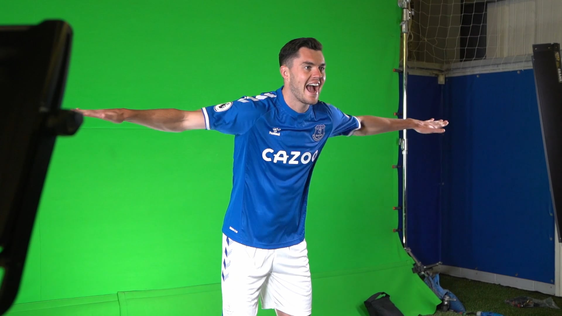 Premier League.Green Screen Behind The Scenes