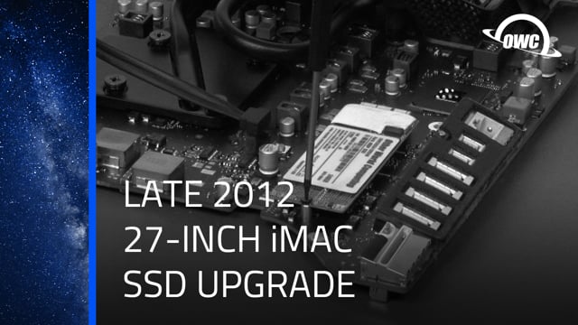 mobil Niende høst How to Install/Upgrade the SSD Card Slot of a 27-inch iMac (Late 2012) on  Vimeo