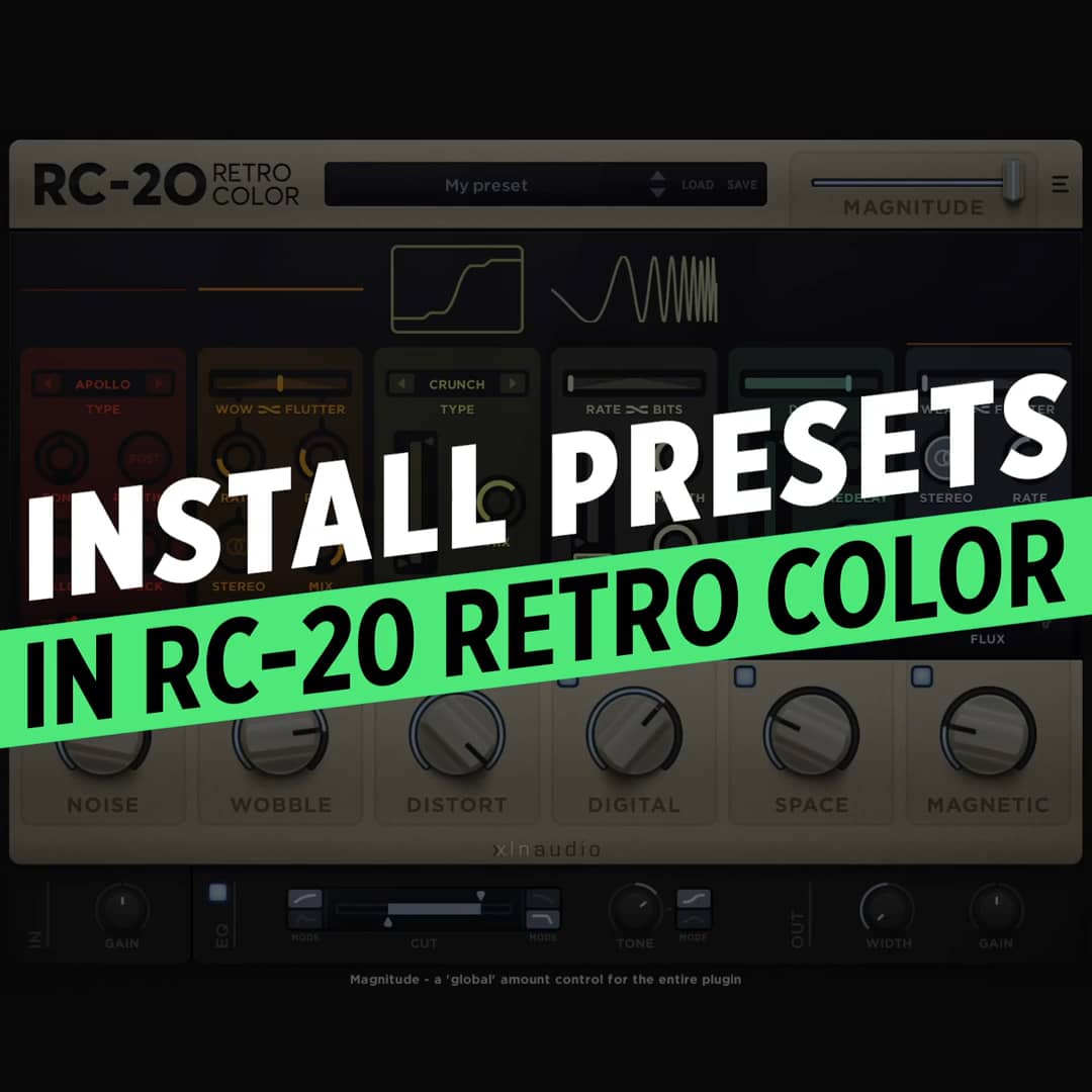 Rc 20 retro color. RC 20 Retro Color Интерфейс. Rc20 Retro Color font. XLN Audio RC-20 Retro License.