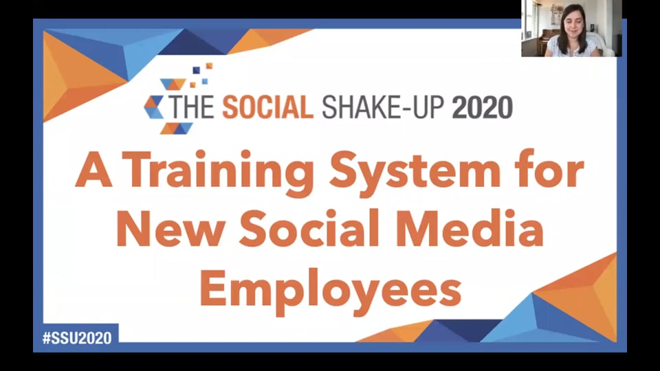 A Training System for New Social Media Employees