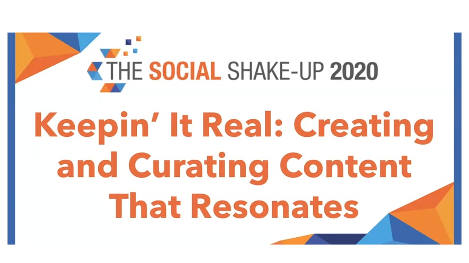 Keepin’ It Real: Curating & Creating Content that Resonates With Your Audience