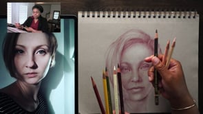 Skin w/colored pencil part 2