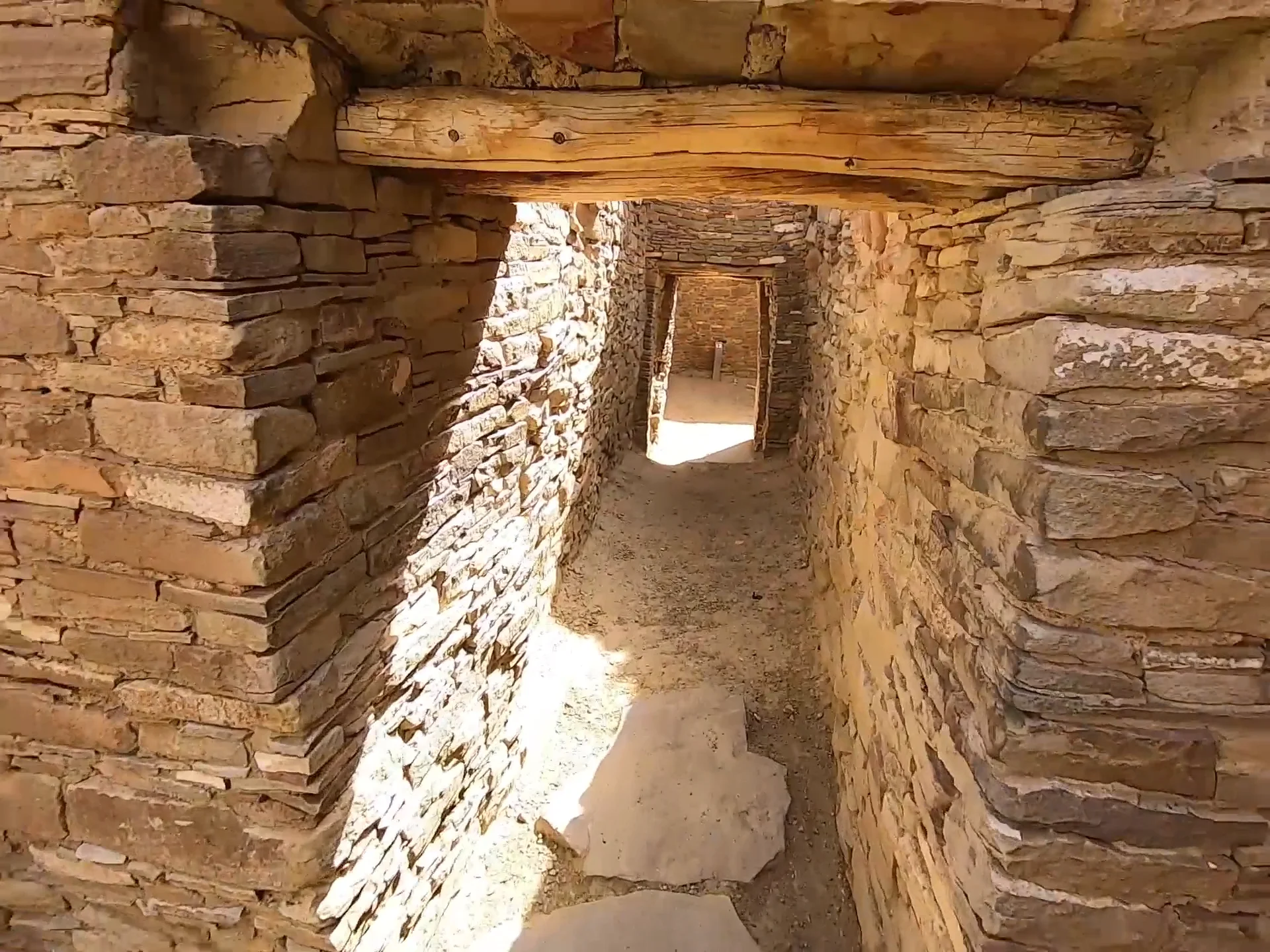 Exploring a Great House at Chaco Canyon