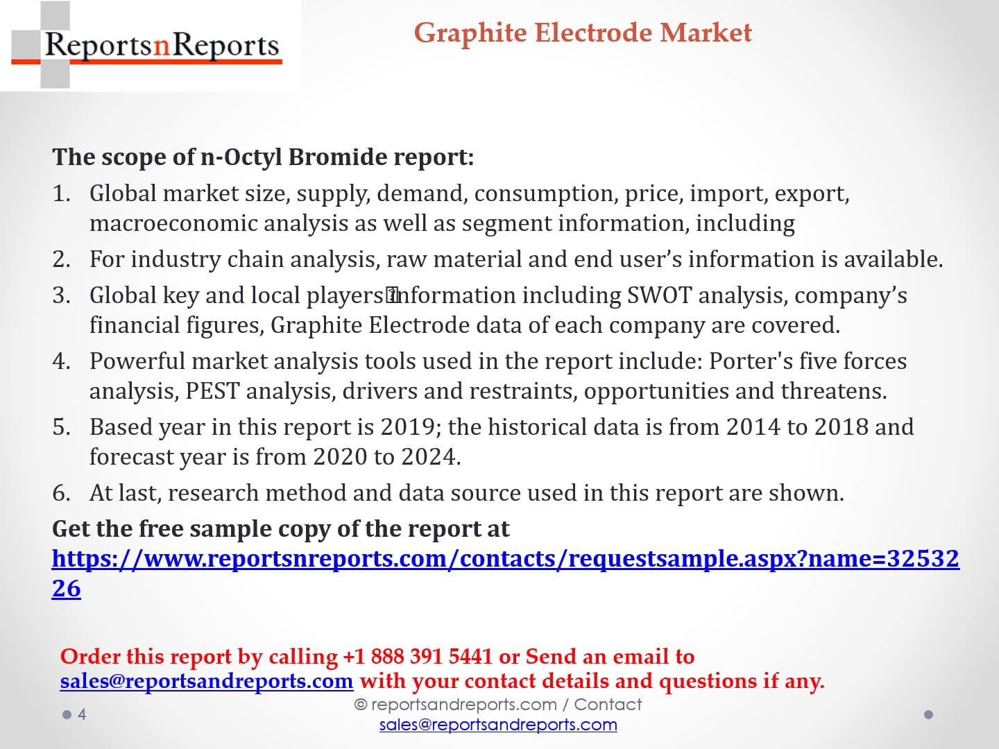 Graphite Electrode Market Global Industry Analysis, Size, Share