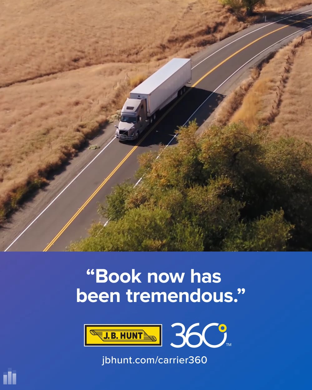 JB HUNT CARRIER 360 DIGITAL AD CAMPAIGN BOOK NOW on Vimeo