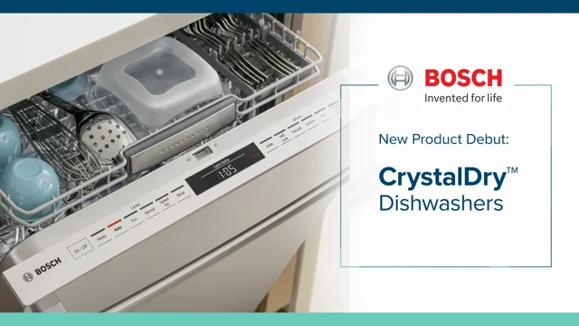 Bosch dishwasher sale crystal dry