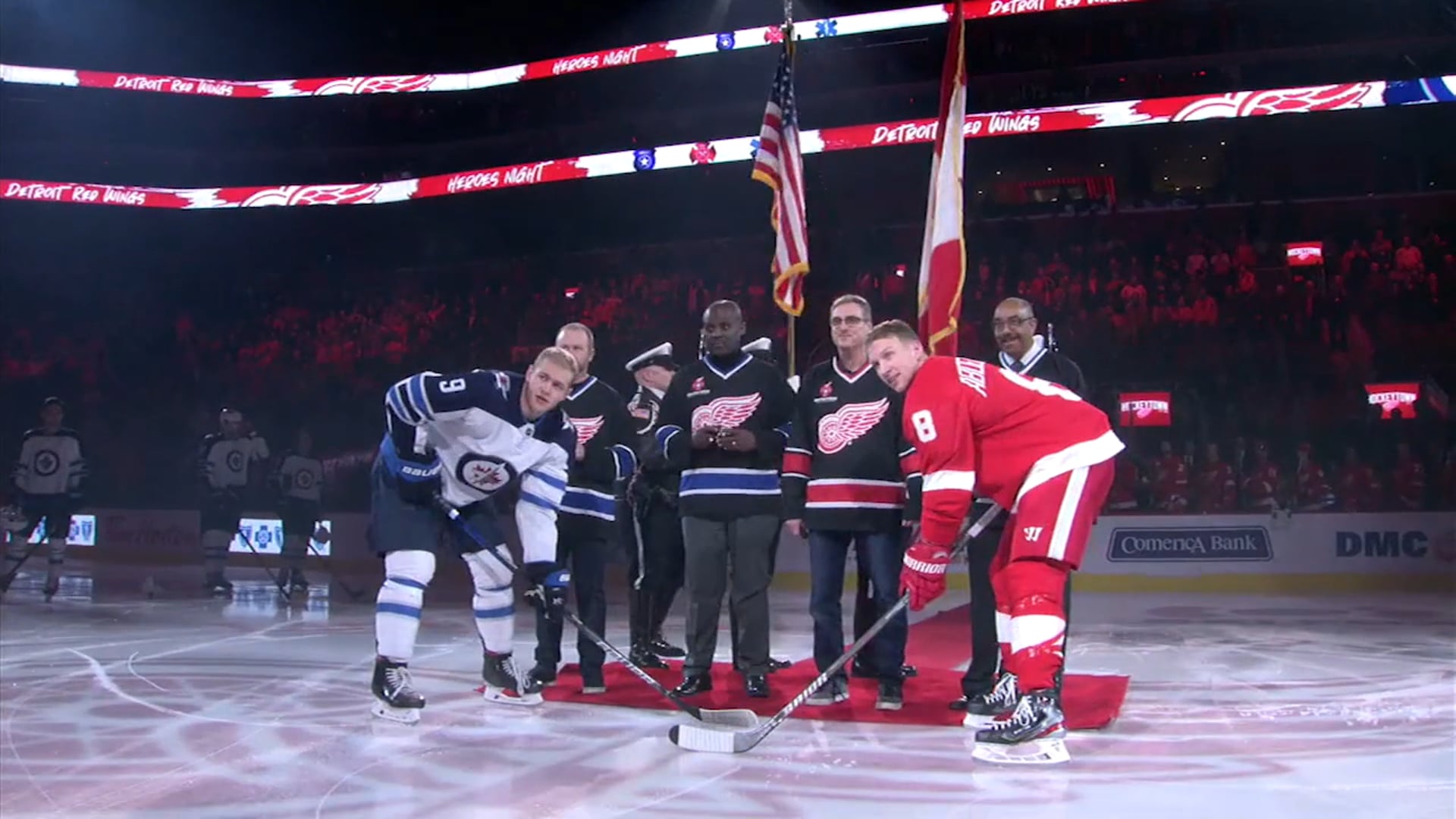 NEWSHUB — Detroit Red Wings 'Heroes Night'