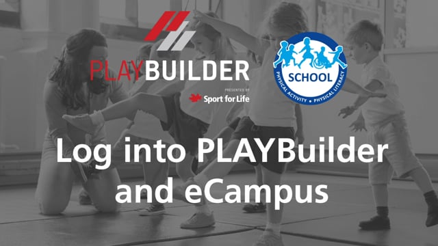 PLAYBuilder | Log into PLAYBuilder and eCampus