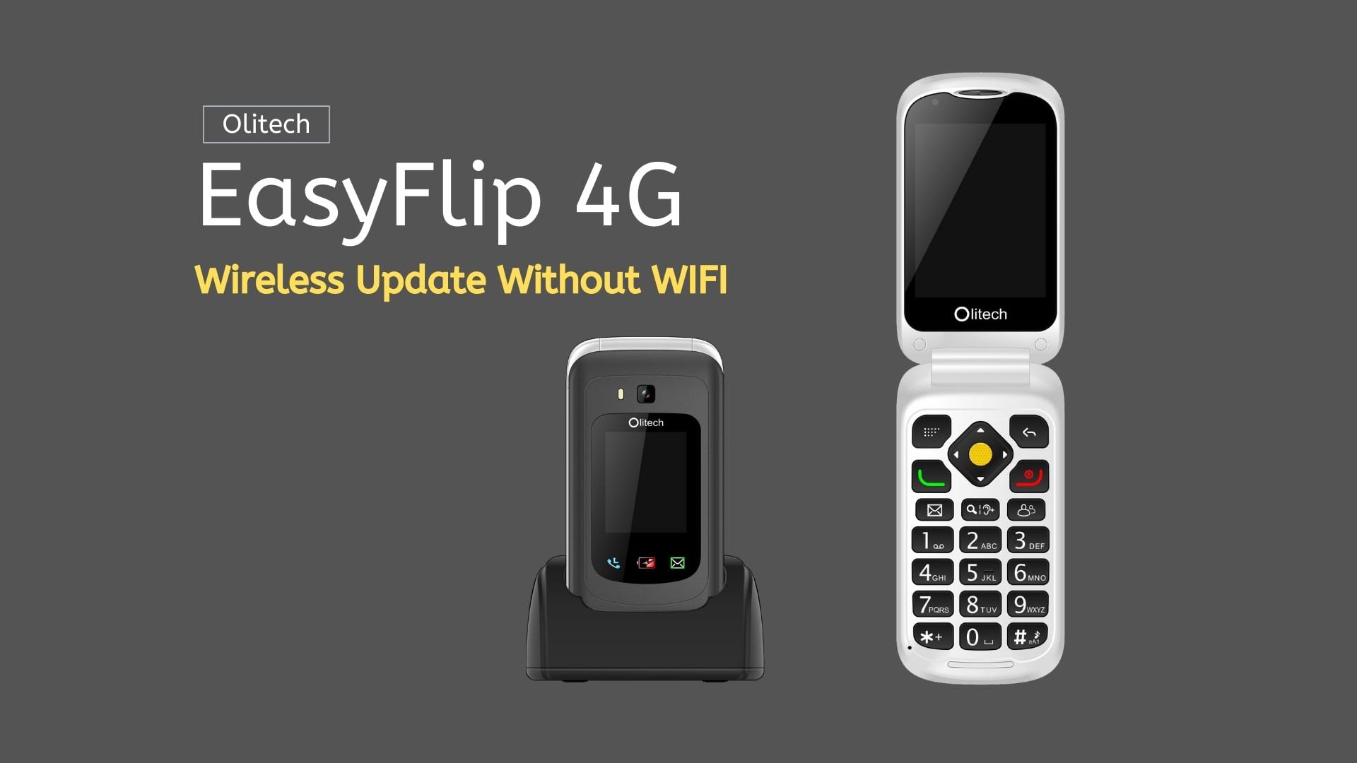 Olitech EasyFlip 4G - Voice Output via TalkBack