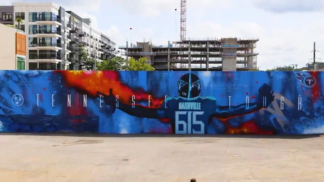 tennessee titans mural