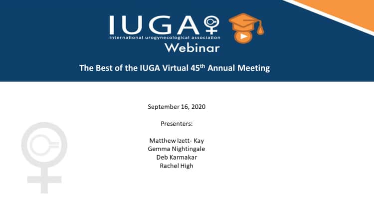 September 16, 2020 The Best of IUGA 2020 on Vimeo