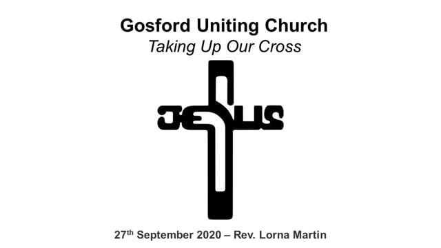 27th Sept. 2020 - Rev. Lorna Martin