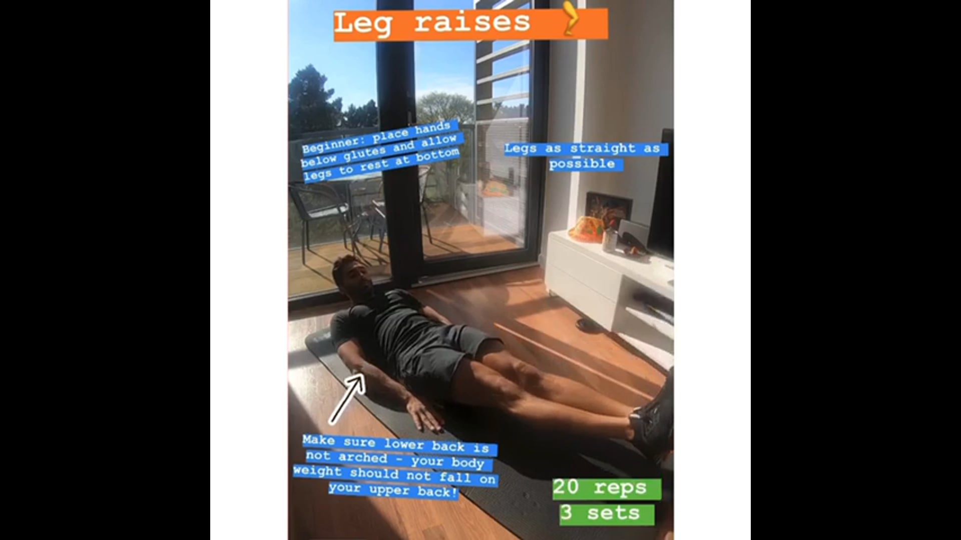 Advanced Leg Raises