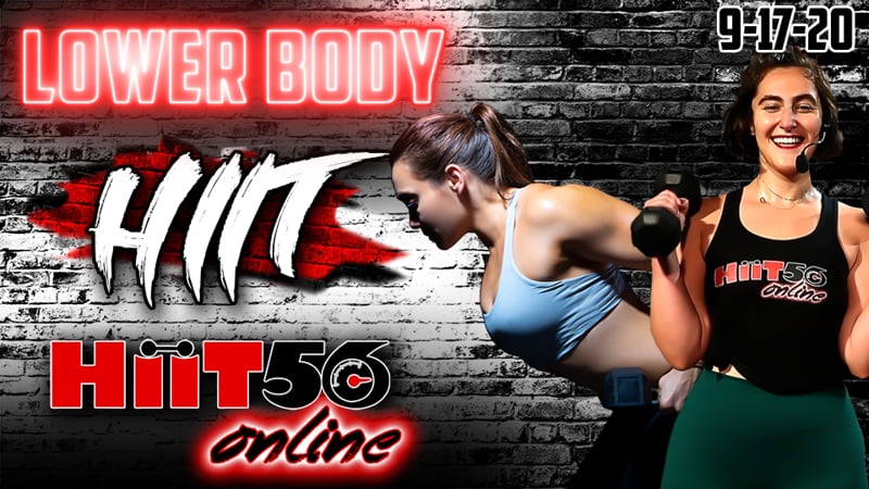 Hiit 56 | Lower Body | with Pam & GiGi | 9/17/20