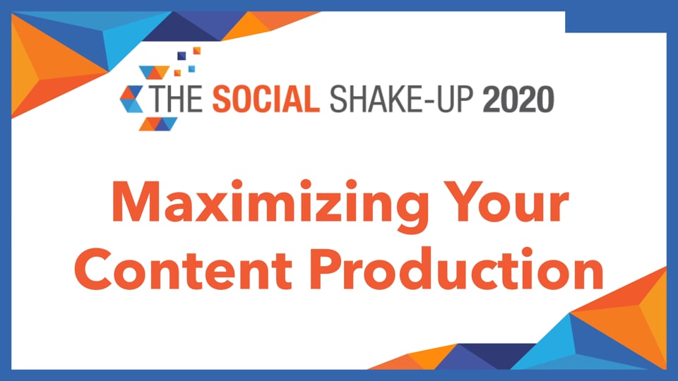 Maximizing Your Content Production