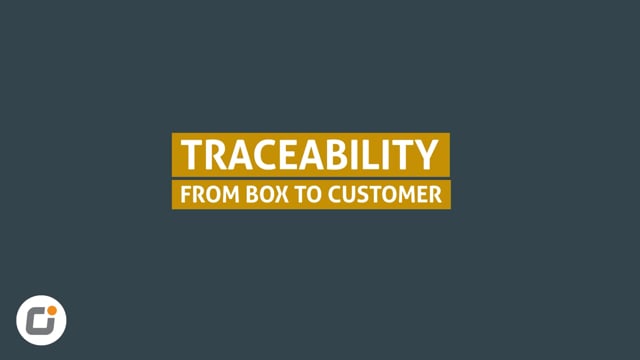 Traceability from Box to Customer