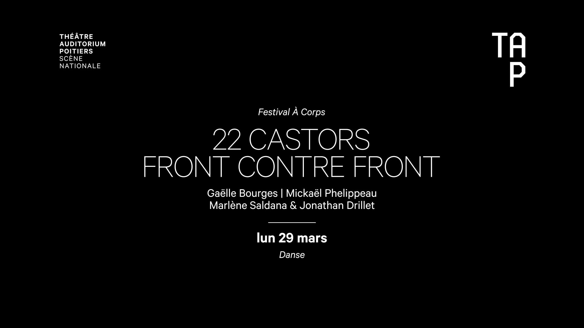 22 Castors Front Contre Front | Centres culturel – SMYPZ