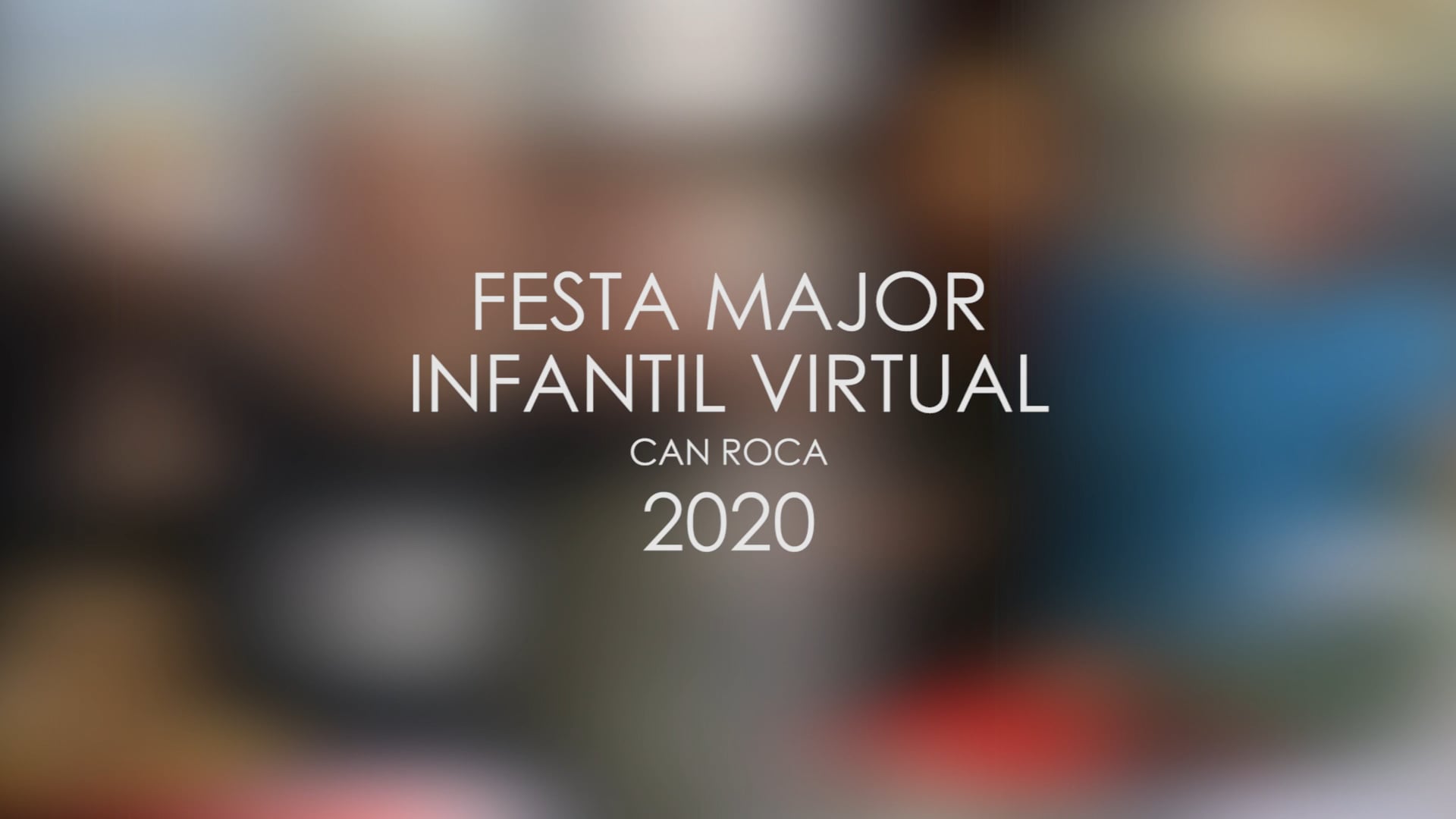 TRAILER FESTA MAJOR INFANTIL CAN ROCA 2020