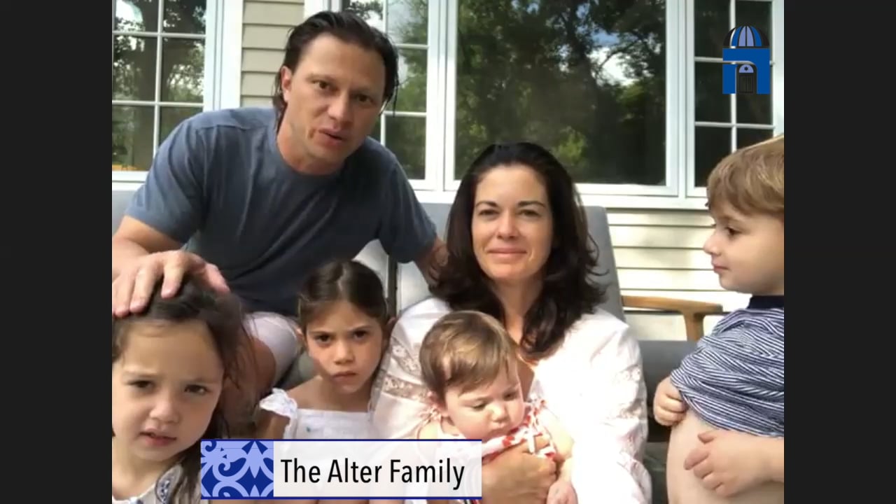 Reading "Jackie and Jesse and Joni and Jae" with the Alter Family