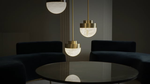 Lucid pendant light