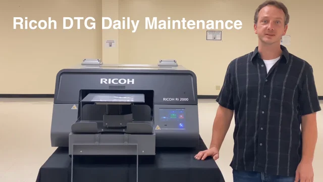 Ricoh DTG  Manufacturer of Ri 1000, 1000X, Ri 2000, Ri 4000, Ri 100