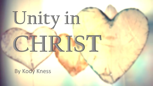 2020-9-20 Unity in Christ