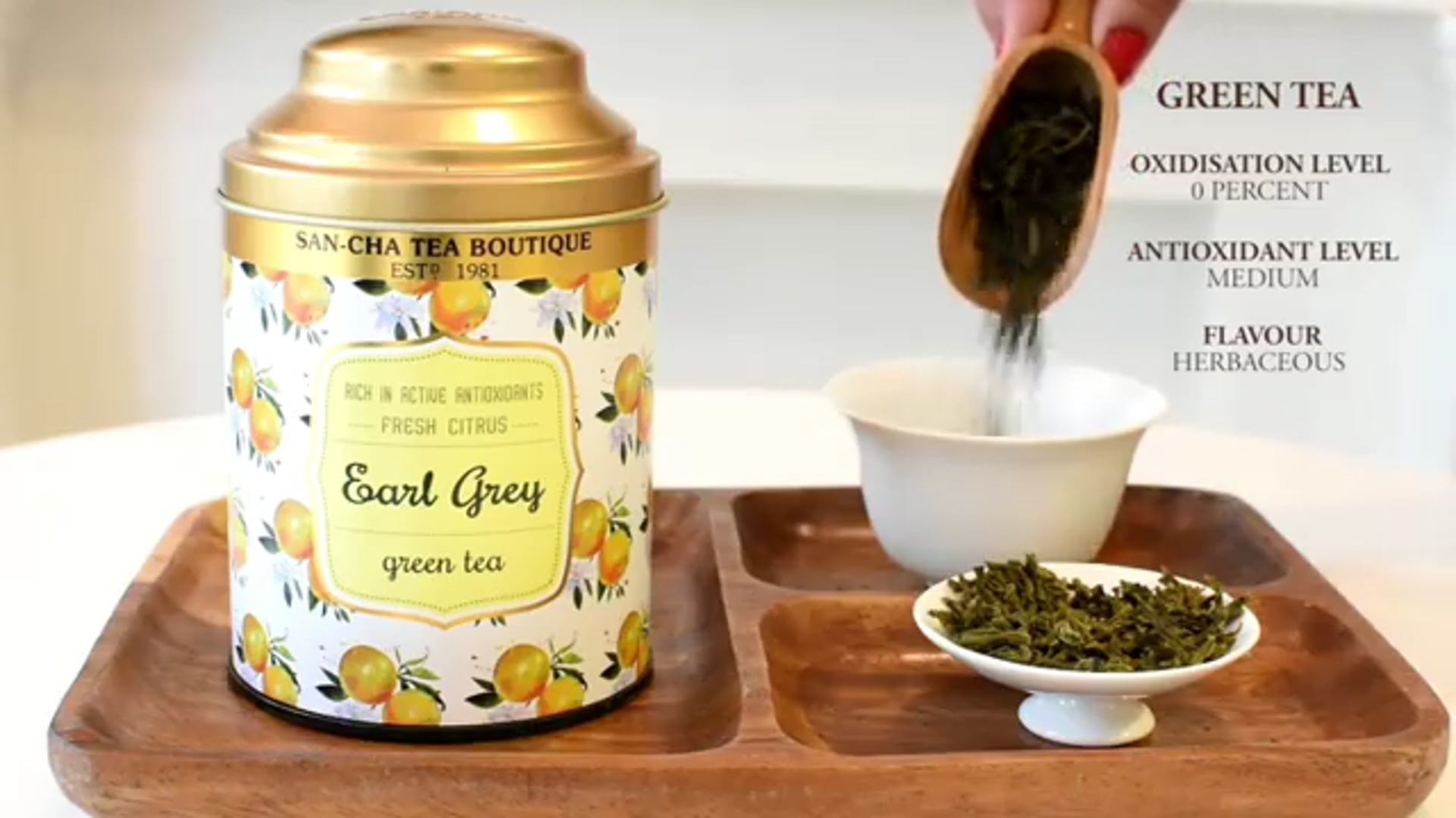 White Tea, Oolong Tea & Green Tea