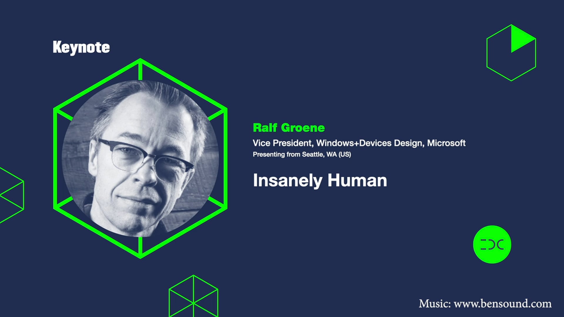 IDC 2020 - Ralf Groene - Insanely Human