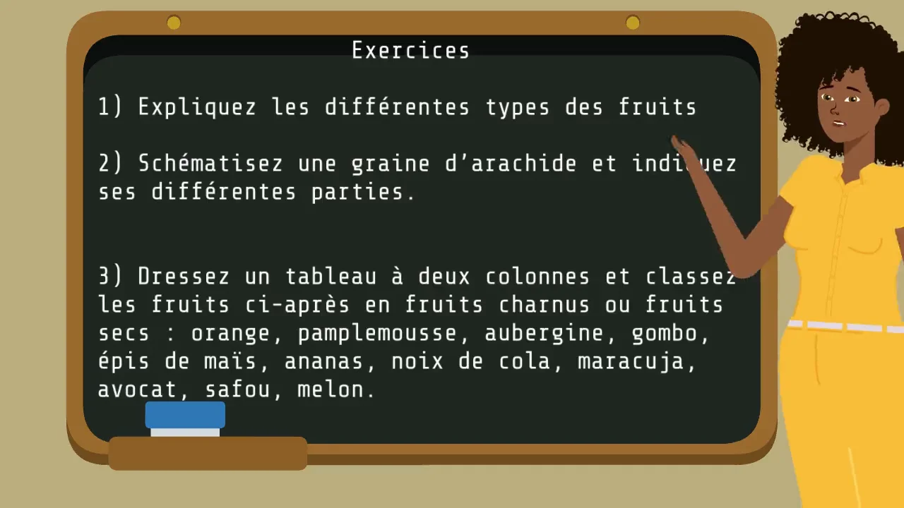 Vocabulaire : les fruits secs 