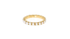 2.75-3mm Cultured Pearl Ring in 14kt Yellow Gold