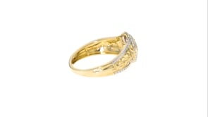 14 ct. t.w. Diamond Cluster Ring in 14kt Yellow Gold