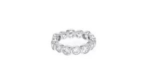 4.00 ct. t.w. CZ Eternity Band in Sterling Silver