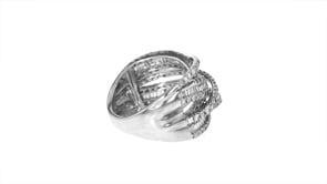 2.00 ct. t.w. Round and Baguette Diamond Highway Ring in 14kt White Gold