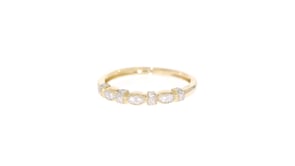12 ct. t.w. Vintage-Style Diamond Ring in 14kt Yellow Gold