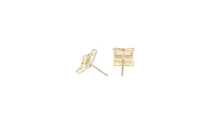 25 ct. t.w. Pave Diamond Square Earrings