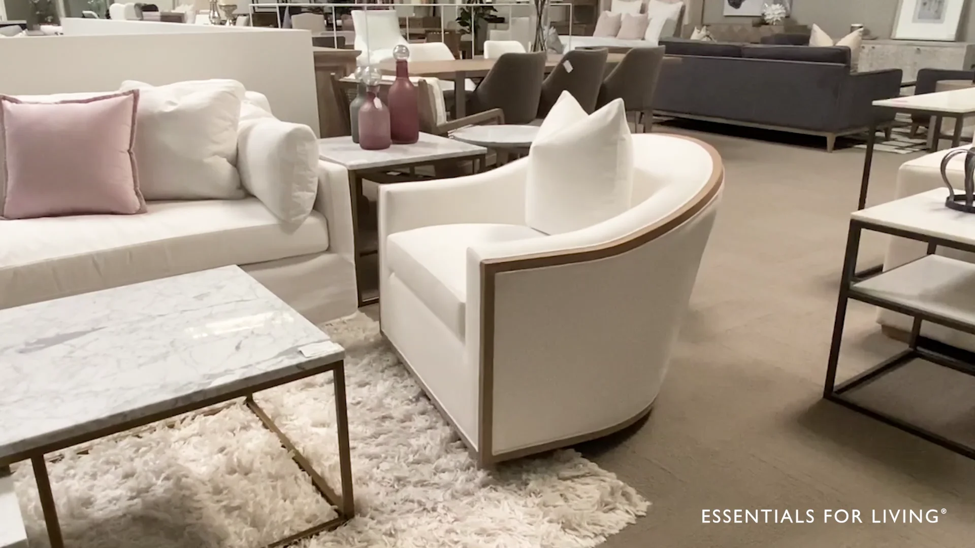 Paxton Swivel Club Chair | Essentials For Living