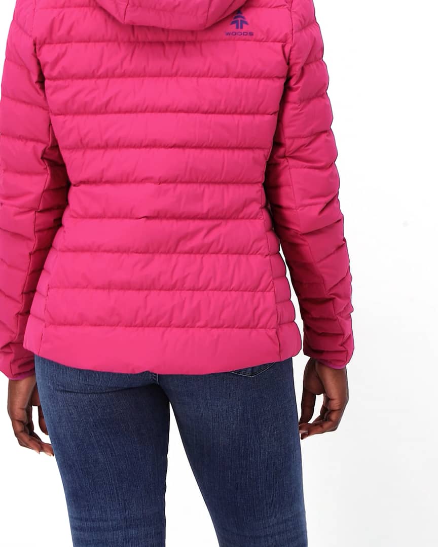 Woods Women's Bennington WaterResistant DownInsulated Hooded Puffer