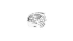 2.50 ct. t.w. Diamond Highway Ring in Sterling Silver
