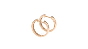 50 ct. t.w. Diamond Hoop Earrings in 14kt Rose Gold. 58