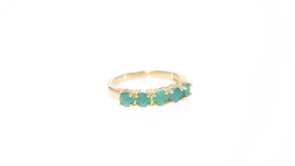 4.80 ct. t.w. Multi-Gemstone Jewelry Set Three Rings in 18kt Gold Over Sterling
