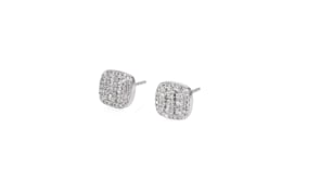 35 ct. t.w. Diamond Stud Earrings in 14kt White Gold
