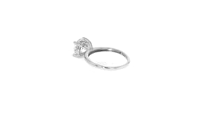 2.00 Carat CZ Solitaire Ring in 14kt White Gold
