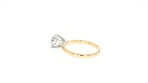 1.50 Carat Diamond Solitaire Ring in 14kt Yellow Gold