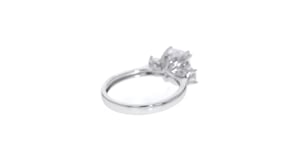 3.90 ct. t.w. CZ Royal-Inspired Engagement Ring in Sterling Silver