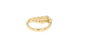 14 ct. t.w. Diamond Double-Row Sash Ring in 14kt Yellow Gold